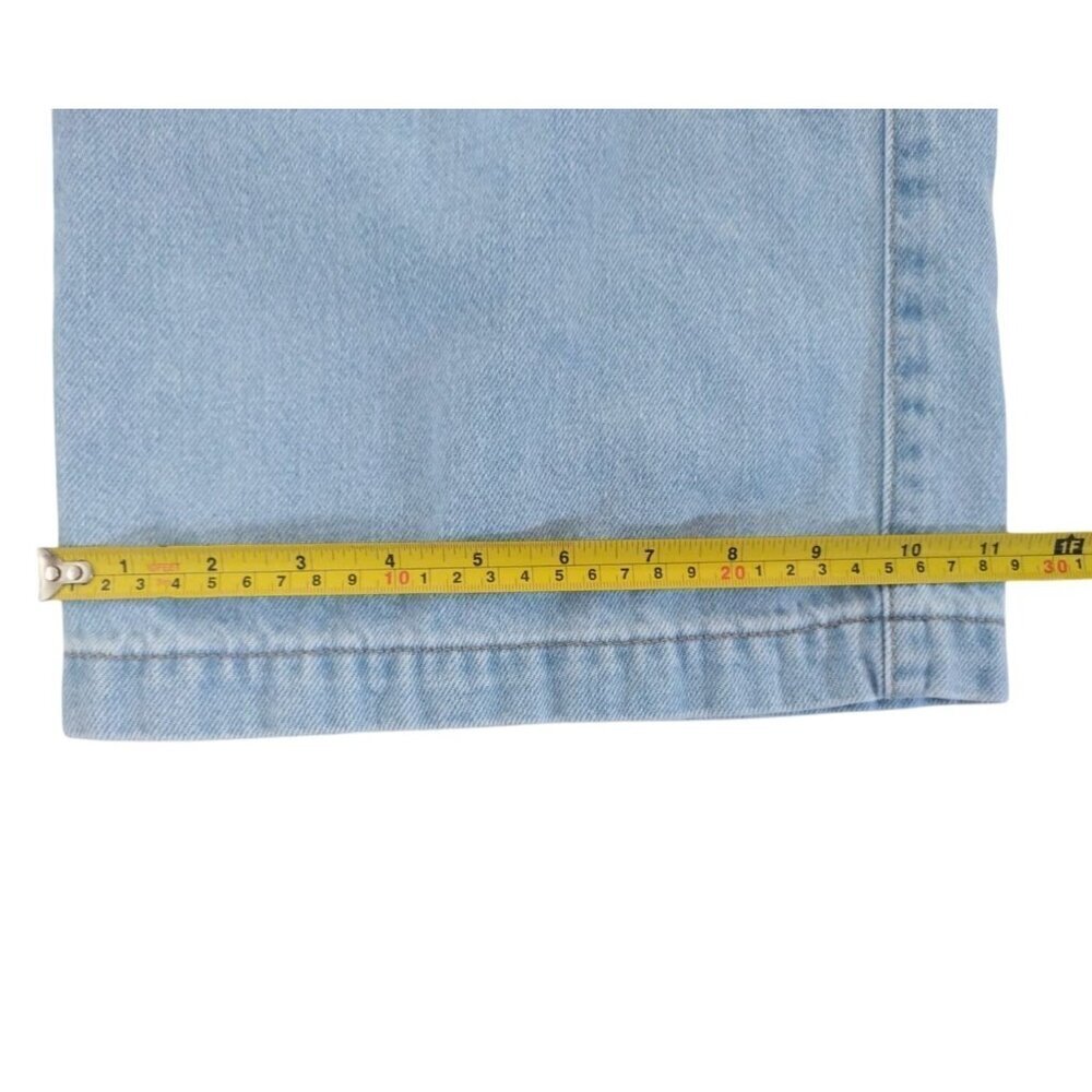 Universal Thread Light Blue Wide-Leg Cargo Jeans Womens 4R Cotton & Lyocell. - Picture 10 of 10